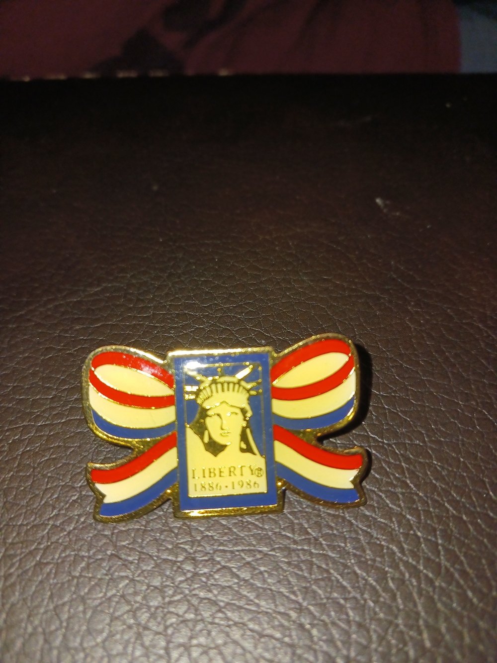 ELF Red, White & Blue Liberty Ribbon Pin